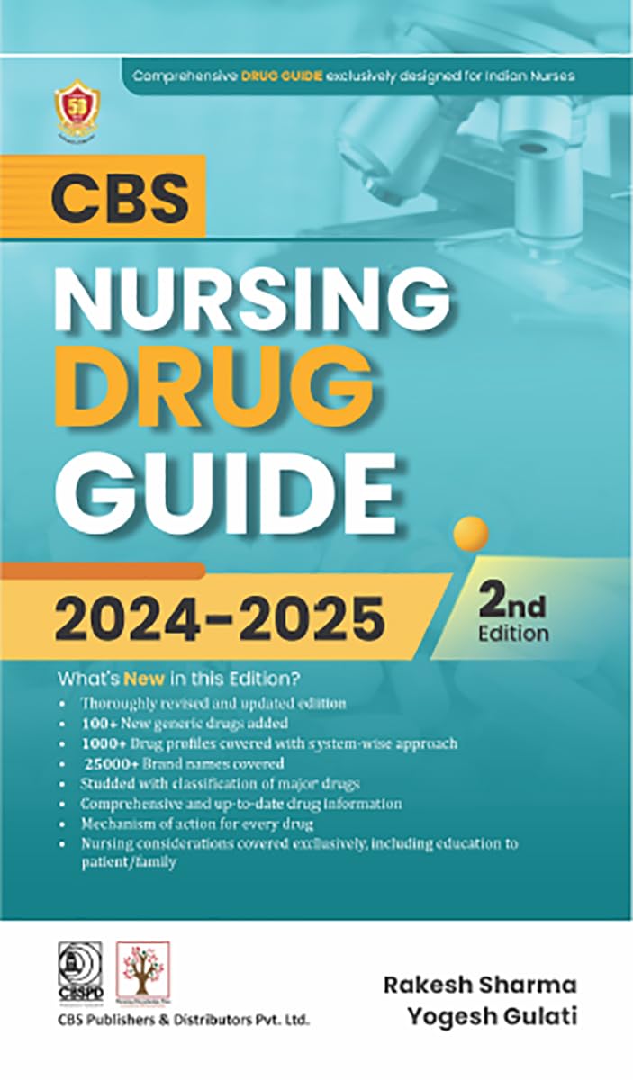 CBS Nursing Drug Guide 2024-2025, 2nd Edition